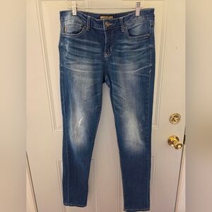 Dear John Blue Distressed Skinny Jeans Size 30